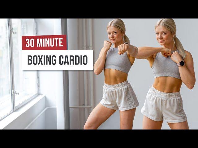 30 MIN KILLER BOXING CARDIO Workout - Full Body Cardio, No Equipment, No Repeats, Home Workout