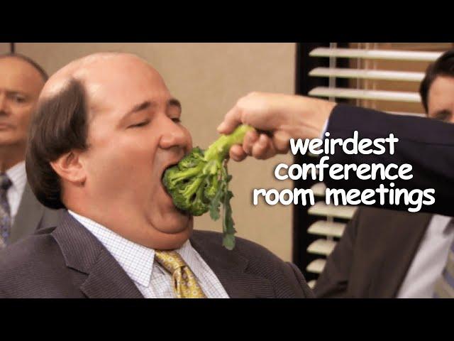 the office's weirdest conference room scenes | The Office US | Comedy Bites