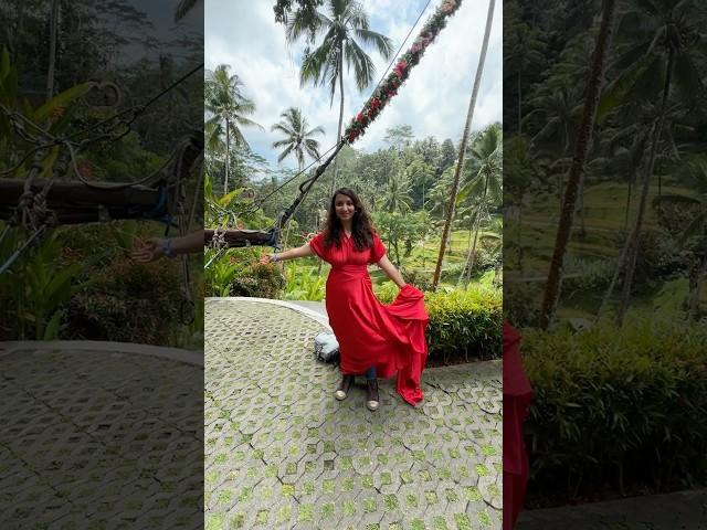 Bali swing dress. From work mode to travel mode #ubud #baliswing #doctorlife #travelvlog