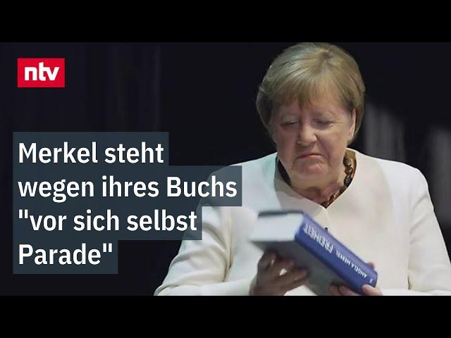 Merkel steht wegen ihres Buchs "vor sich selbst Parade" - Memoiren der Ex-Kanzlerin | ntv