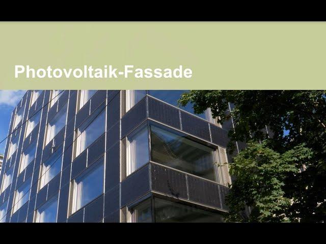 Neubau Amt für Umwelt und Energie – Thema: Photovoltaik-Fassade