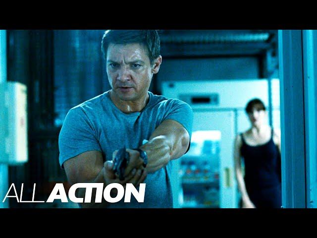 Escaping the Drug Factory | The Bourne Legacy | All Action