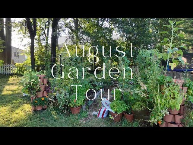 August Garden Tour | Hot Mess But Abundant!