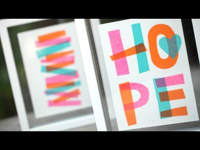 How to Make a Tissue Paper Collage | Kin Community