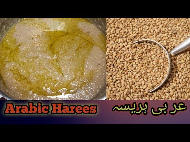 Healthy and Quick recipe of how to make Arabic Harees | Arabic Hareesa with meat