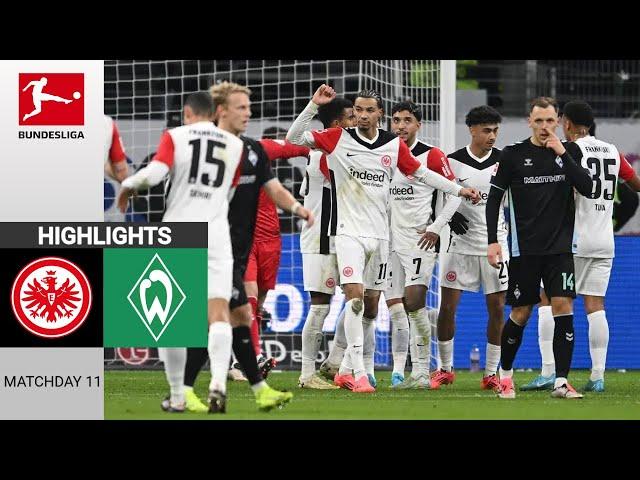 Eintracht Frankfurt - Werder Bremen | 1:0 | Zusammenfassung | Bundesliga 2024-25 | frankfurt bremen