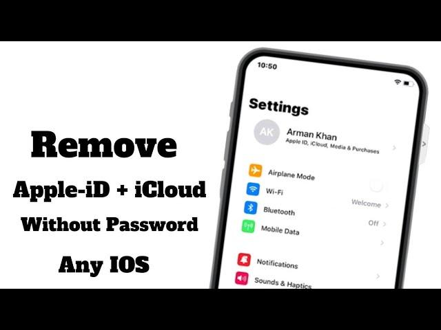 Remove Apple iD - Signout Apple iD -From iPhone 8/X/Xr/Xs/11/12/13/14 Without Password Any IOS