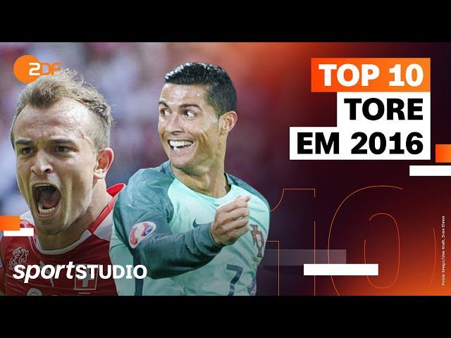 Top 10 Tore der EM 2016 | Road to UEFA EURO 2024 | sportstudio