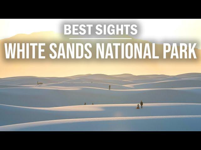 White Sands National Park AMAZING SUNSET & Best Sights | Cinematic Visually Stunning Video