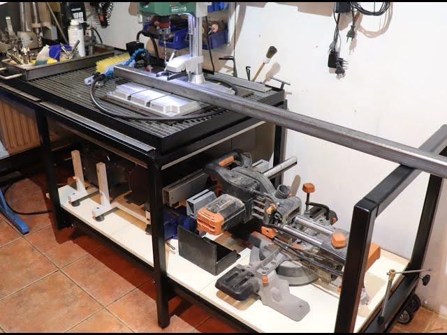 Adjustable Height Workpiece Support Drawer - Small workshop solutions -