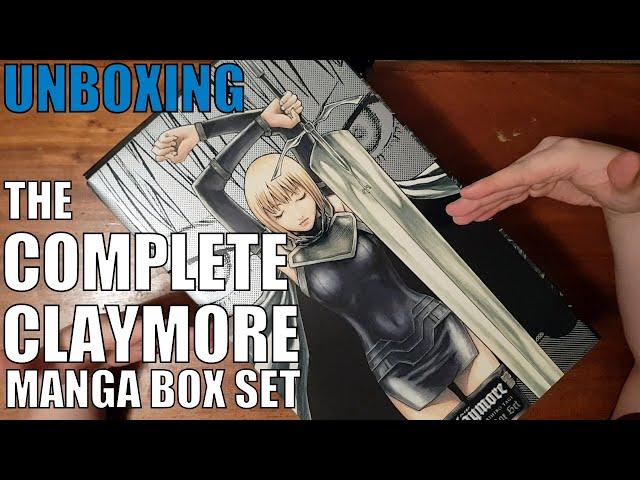 Unboxing the COMPLETE SET of the Claymore Manga Series