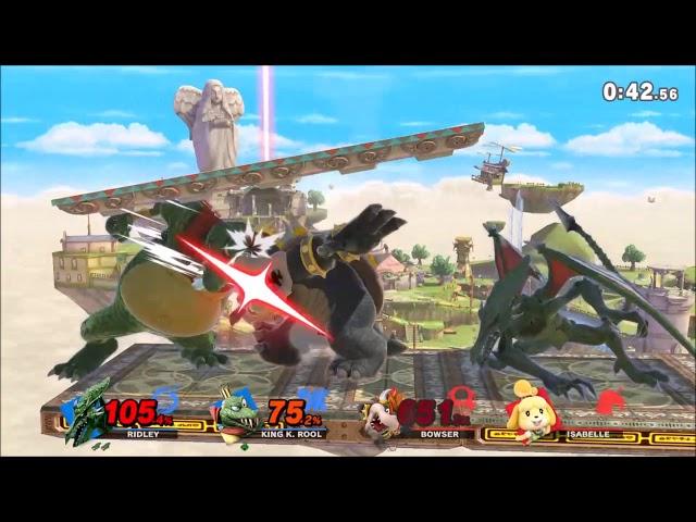 K. Rool and Ridley Inescapable Combo