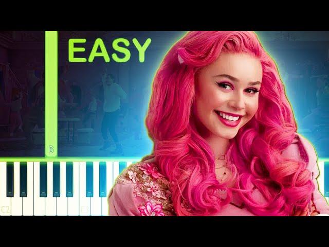 Life Is Sweeter | Descendants The Rise of Red - EASY Piano Tutorial