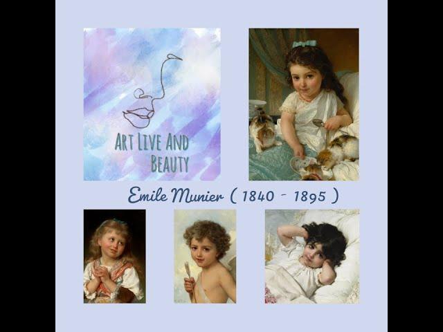 Emile Munier  (1840 – 1895)  | A French academic Painter | ArtLiveAndBeauty