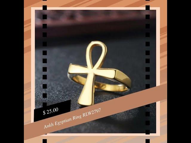 Ankh Egyptian Ring RLW2797