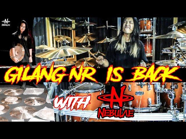 GILANG NR OFFICIALY JOIN "NEBULAE CYMBALS" | Trilogy - Silent Planet (drum playthrough)