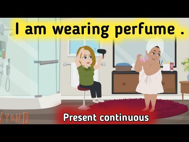 Present continuous English conversation | Present  continuous tense | Learn English