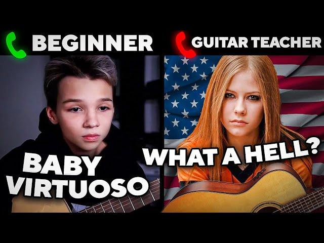 Professional GUITARIST Pretends to be a BABY to Guitar Lessons #2 | PRANK