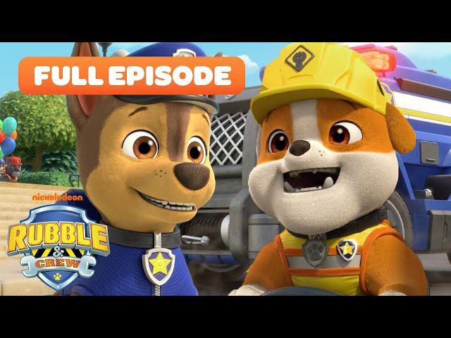 Rubble & Crew and PAW Patrol Chase Are On the Case! | FULL EPISODE | Rubble & Crew