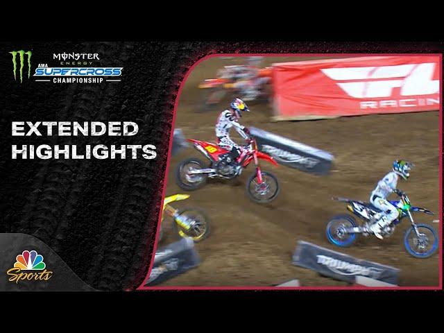 Supercross 2024 EXTENDED HIGHLIGHTS: Round 14 in Nashville | 4/20/24 | Motorsports on NBC