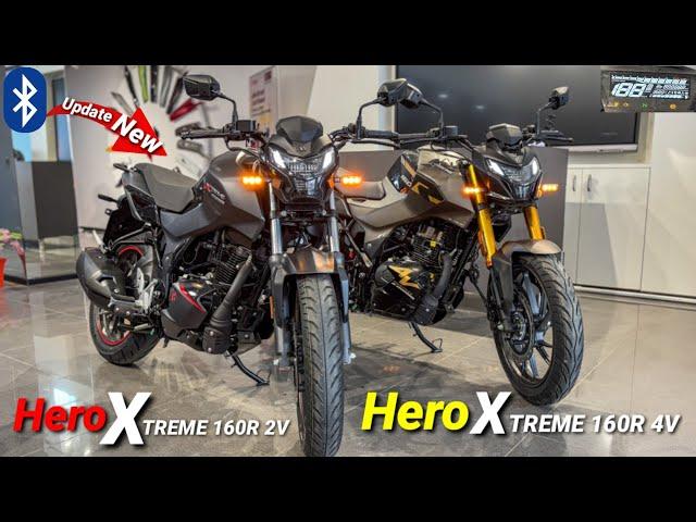 Hero Xtreme 160R 4v Dual Channel ABS Vs Xtreme 160r 2v New Model 2024 Comparison Which is Best Bike?