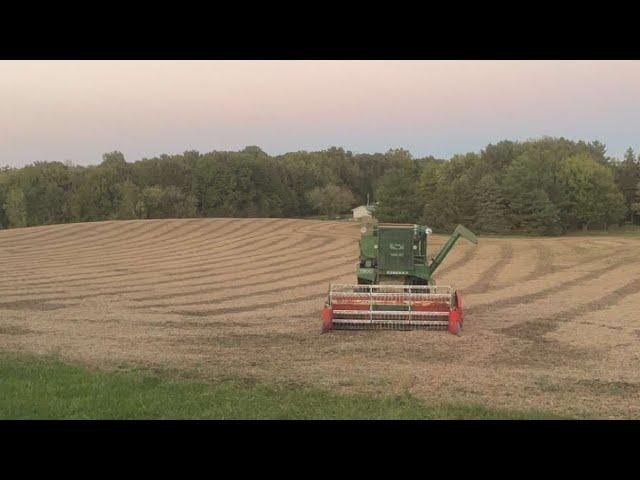 Oliver 7300 Combine Kicks Off 2024 Harvest: Lets Go Racin Boys