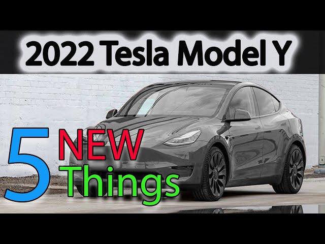 2022 Tesla Model Y 5 NEW Features