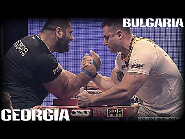 Levan SAGINASHVILI vs Krasimir KOSTADINOV | ARM WRESTLING 2016