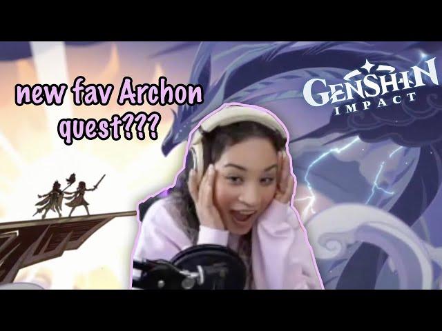 Archon Quest "The Crane Returns on The Wind" Reaction! | Genshin Impact | Lorie on Twitch