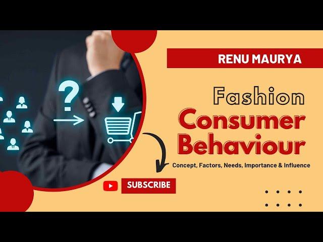 FASHION CONSUMER BEHAVIOUR.. Part-1