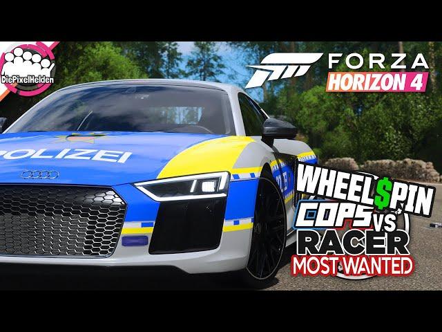 FORZA HORIZON 4 - CROSSOVER: WHEELSPIN x COPS vs RACER Most Wanted - Forza Horizon 4 MULTIPLAYER