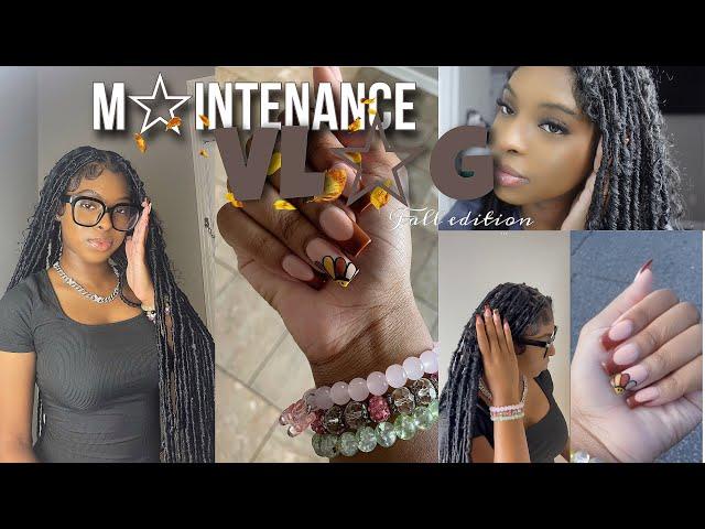 72 hr maintenance vlg: prepare w/ me for fall  | hair, nails, lashes, chit chat | Khalea Marie