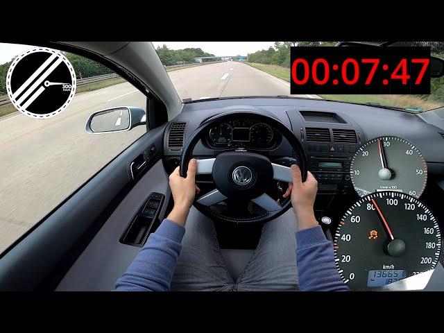 VW Polo 1.9 TDI 101 PS 9N3 CrossPolo 0-100 km/h Acceleration Test POV