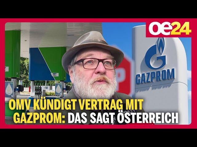 OMV kündigt Vertrag mit Gazprom: Das sagt Österreich