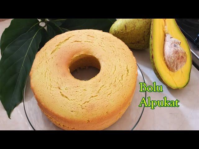 Bolu Alpukat  3 telur  enak lembut moist & Simple