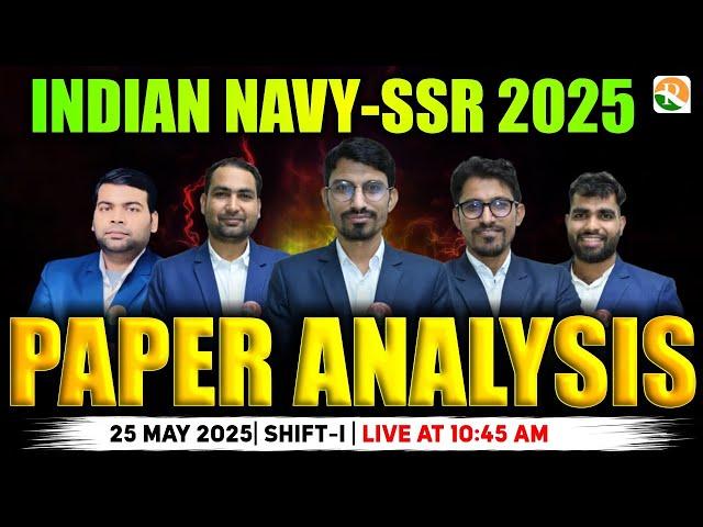 Navy SSR Paper Review 2025 // Navy SSR 25 May 1st Shift Paper Solution // Navy SSR Paper solution
