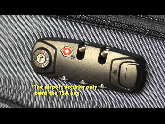 3 Steps on How to Set a TSA Combination Lock of Your Luggage