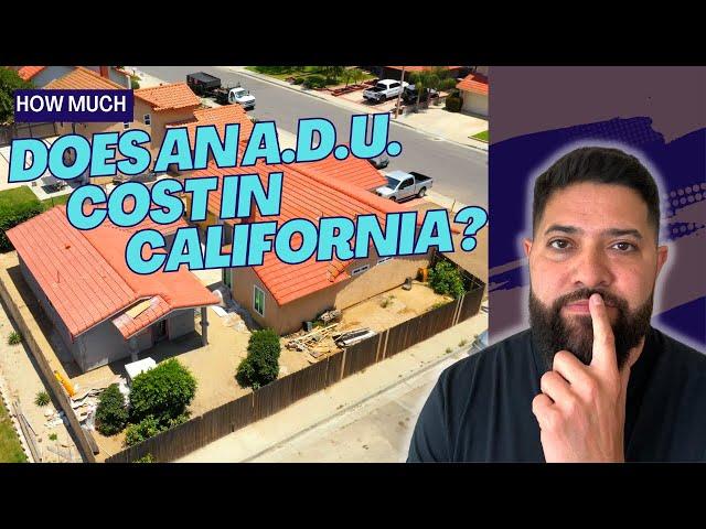 How Much Does An ADU Cost In California?