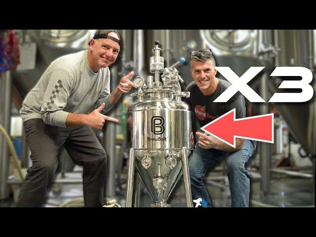 BrewBuilt X3 Conical Fermenter FIRST LOOK | MoreBeer!