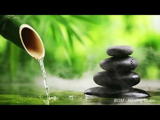 Nhạc nhẹ thư giãn dễ ngủ Bamboo water fountain healing music BGM