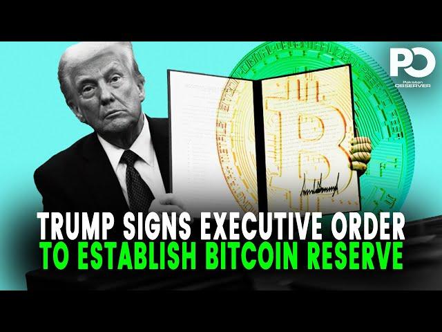 BREAKING: Trump Signs Groundbreaking Executive Order to Create Bitcoin Reserve | Pakistan Observer