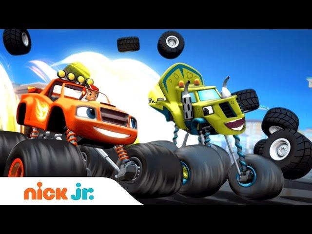 Blaze and the Monster Machines Brasil | Official Theme Song (Music) | Nick Jr.