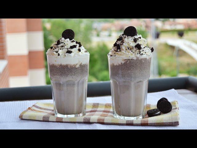 Oreo Vanilla Ice Cream Milkshake - Easy Homemade Oreo Milkshake Recipe