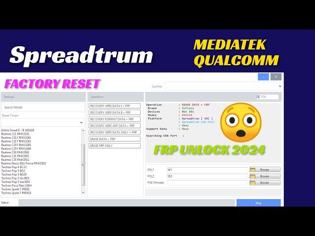 MTK SPREADTRUM Tool 2024 | SPD MTK QUALCOMM REPAIR TOOL | MTK Flash Format All Chipset