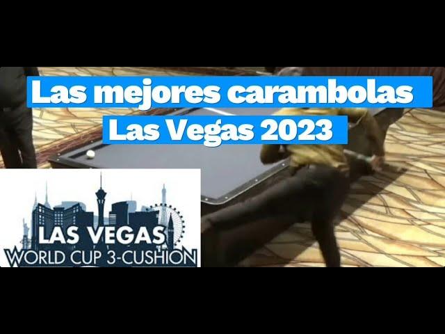 Las mejores carambolas de Las Vegas World Cup 2023 - Billar a 3 bandas.