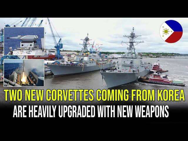 TWO NEW CORVETTES COMING FROM KOREA ARE HEAVILY UPGRADED WITH NEW WEAPONS