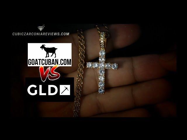 GLD SHOP Diamond Cross Vs Goat Cuban Diamond Cross Review