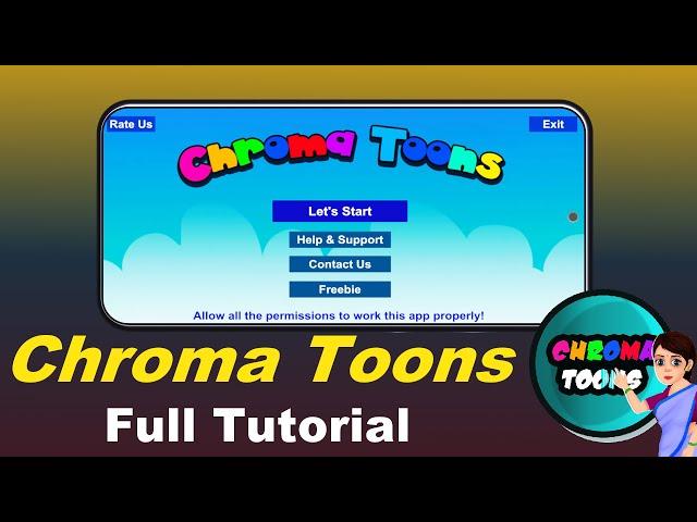 New update | Full guide Chroma Toons  version 3 | Make Cartoon animation in mobile