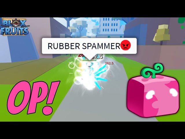 RUBBER IS SO BROKEN.. | Blox Fruit |