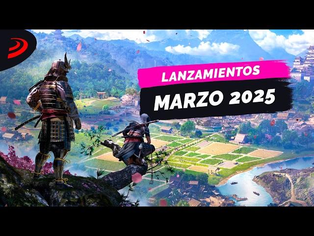 Los 20 MEJORES JUEGOS que SALEN en MARZO de 2025